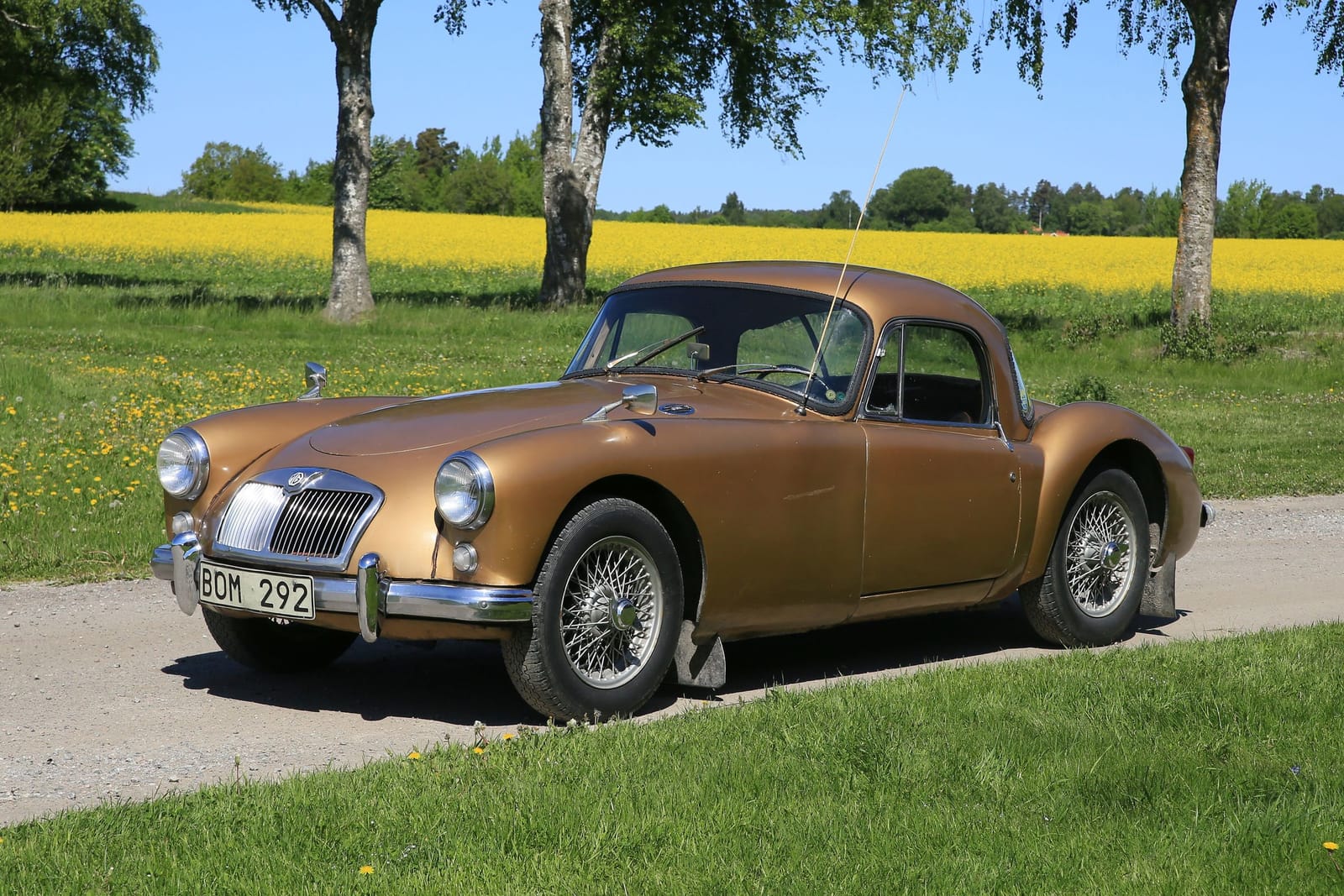 MG, MGA Coupé 1500, Svensksåld - 1957