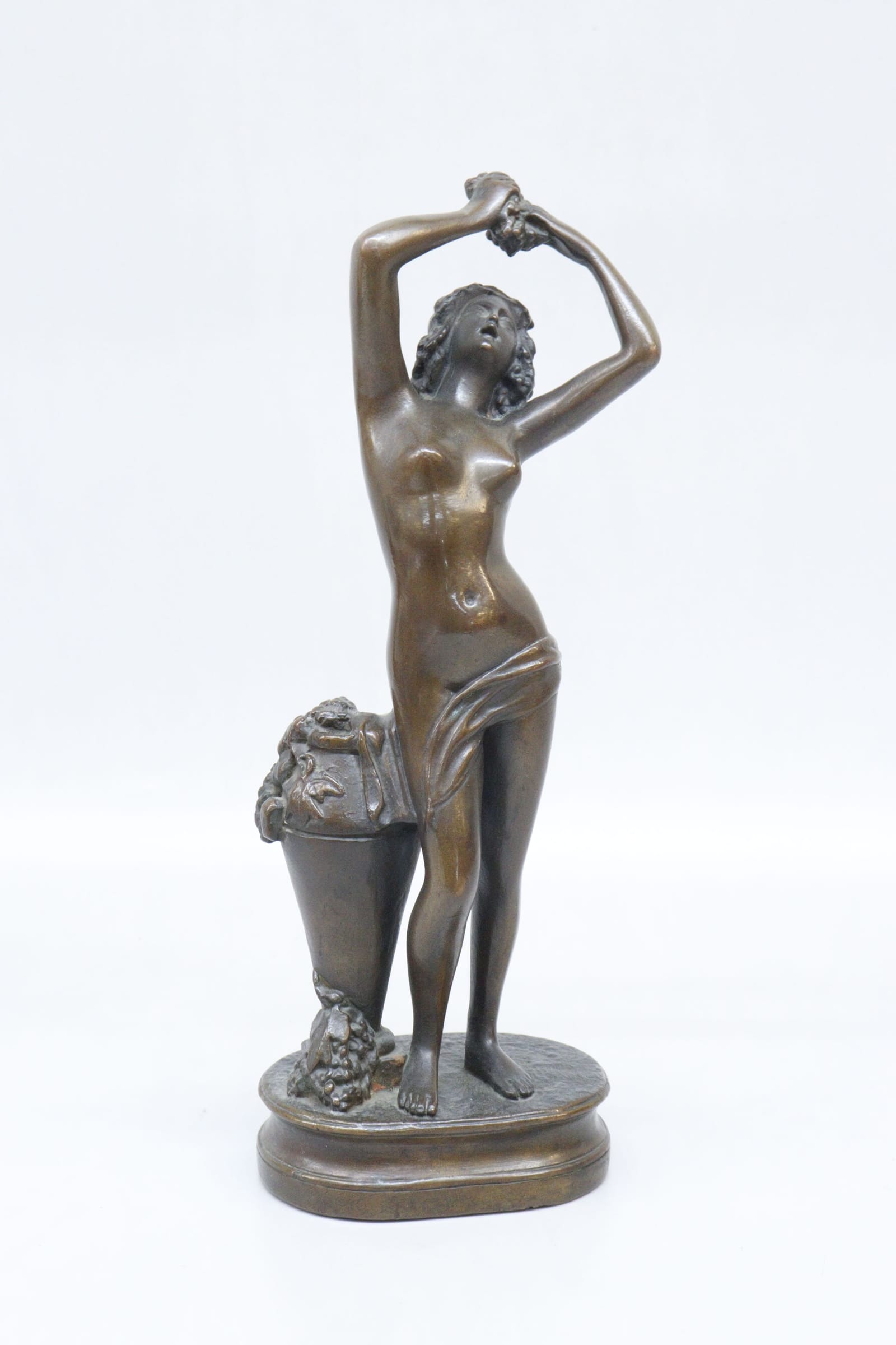 Skulptur, brons, märkt