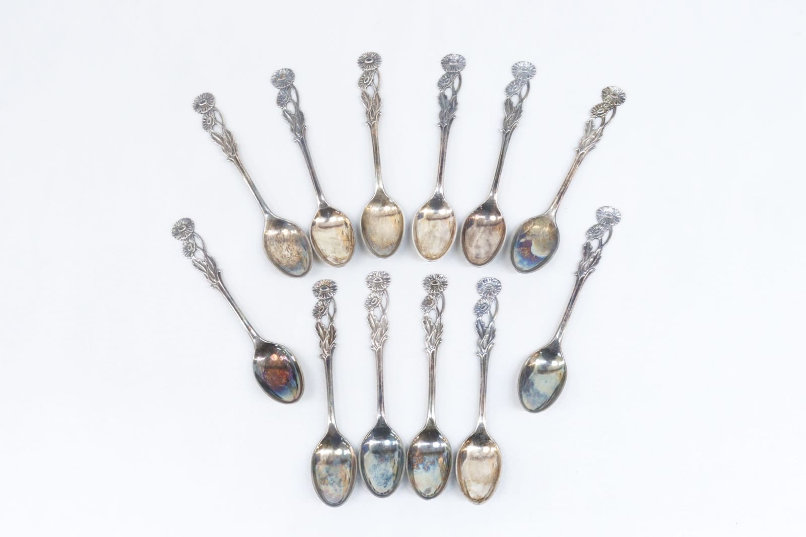 Skedar, 12st, silver 830, vikt 89 gram