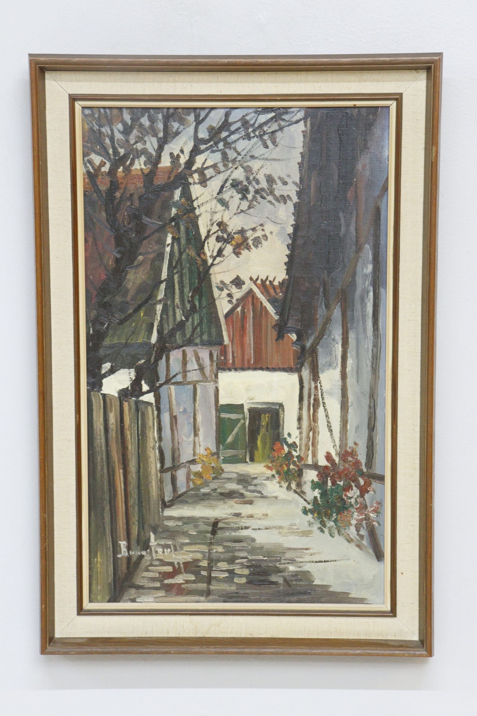 Leif Brunstorft, olja på duk, signerad