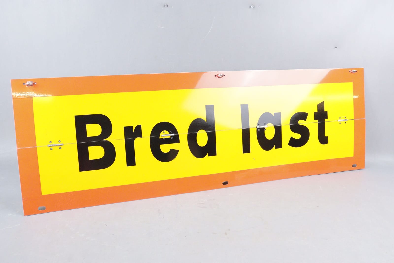 Trafikskylt, Bred last, hopfällbar