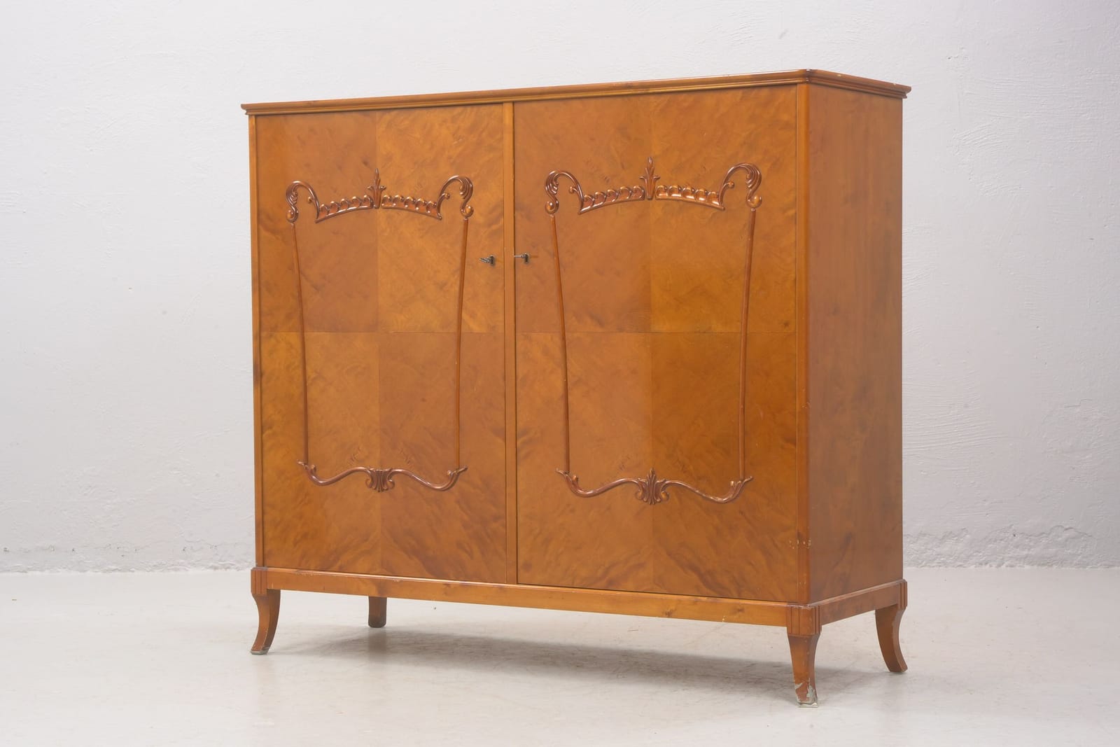 LINNESKÅP / SKÄNK, björk, Swedish modern, 1930/1940-tal