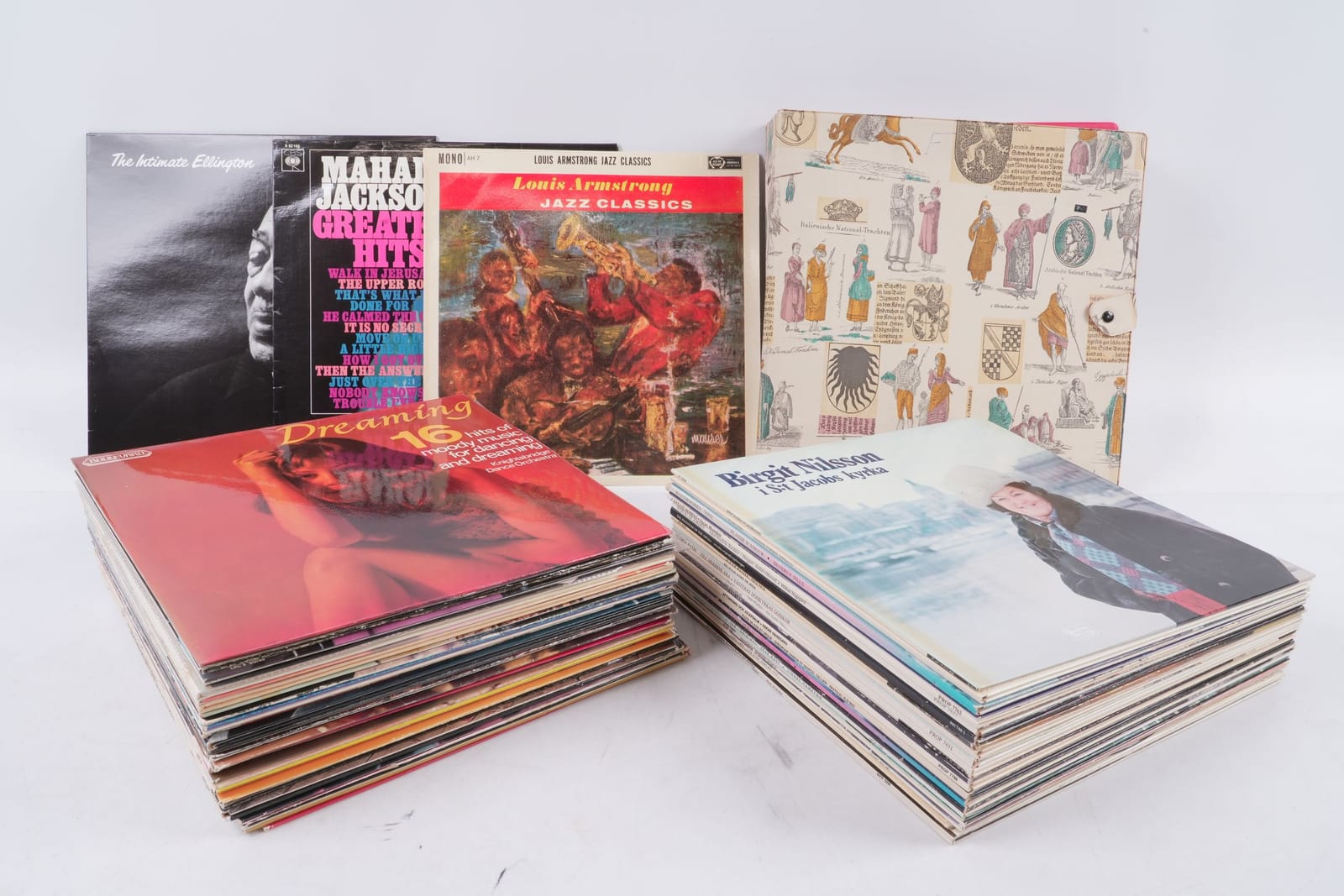 PARTI LP-SKIVOR, bl.a. Duke Ellington, ABBA, Mahalia Jackson