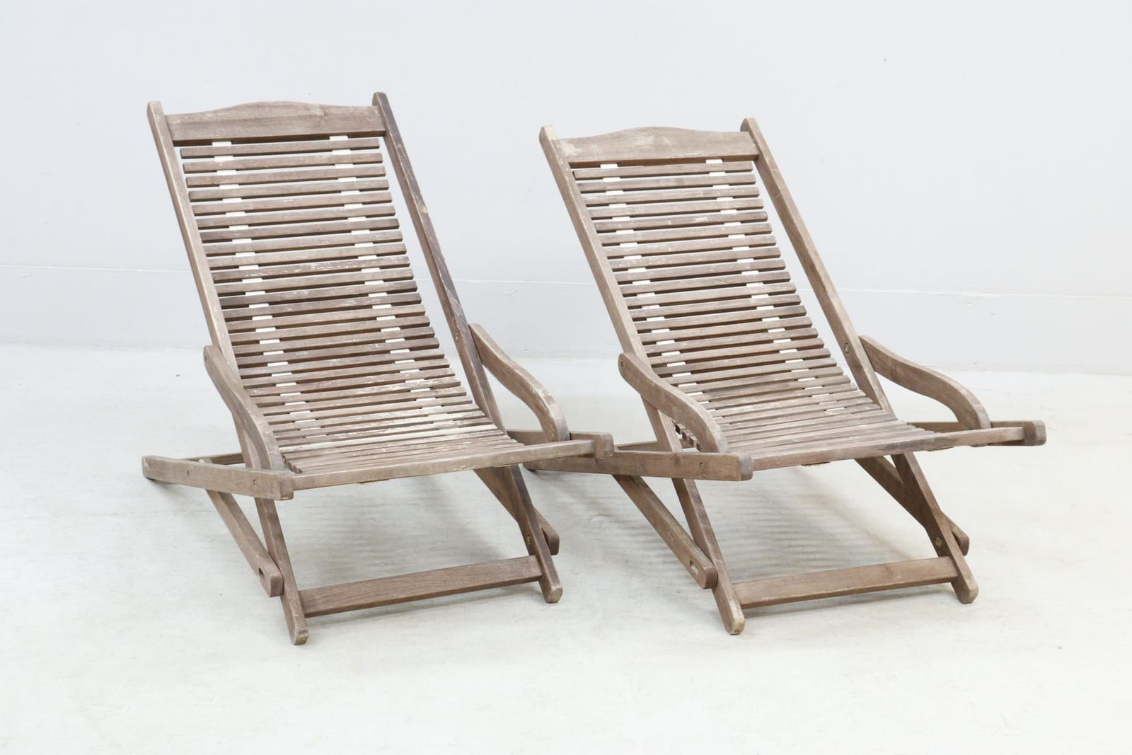 Solstolar, 1 par, teak