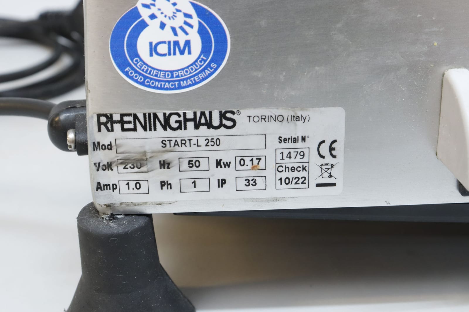 Skärmaskin, Rheninghaus Starl-L250