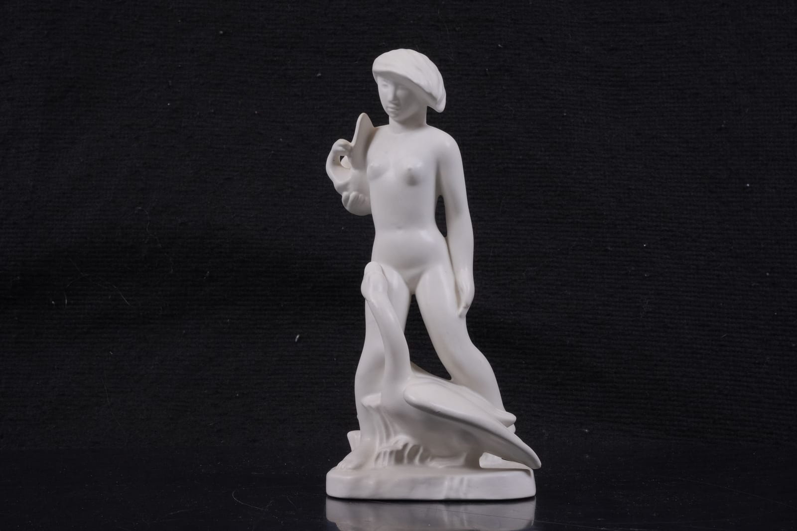 NILS HANSSON (1900-1996), figurin, "Gåslisa", Gefle porslinsfabrik, 1938