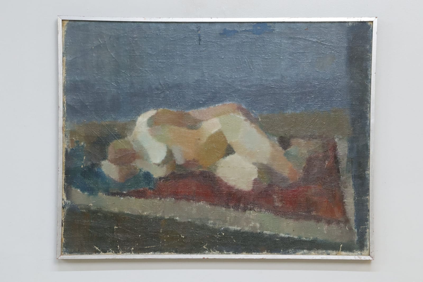 Gösta Lindqvist, nakenstudie, olja på duk, osignerad