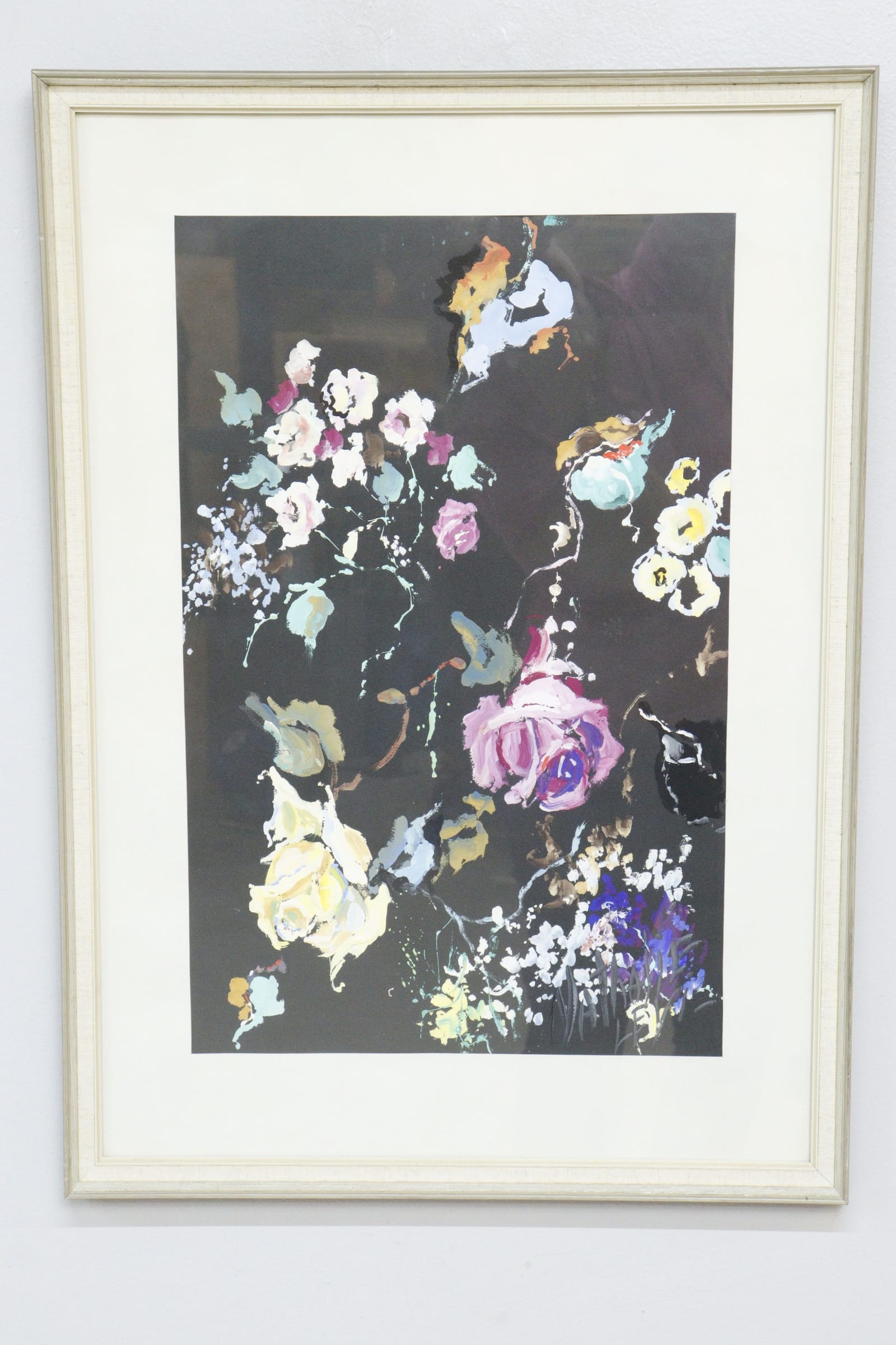 Natalie Levi, gouache, signerad