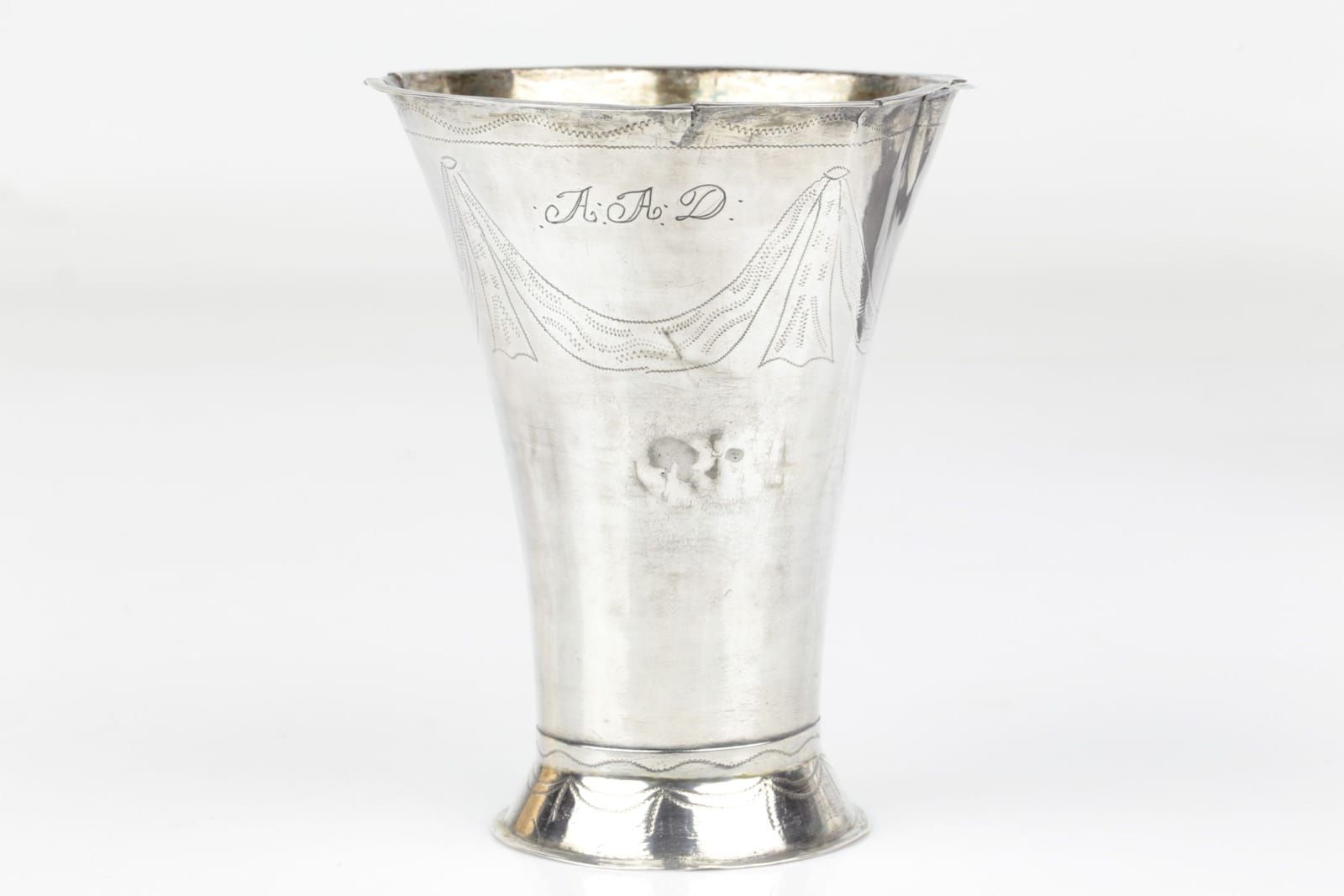 JOHAN HENRIK LEFFLER, bägare, silver, Falun, 1816, ca 46,45 g