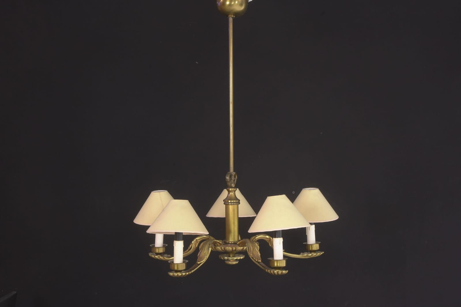 TAKLAMPA, metall, 1900-talets andra hälft