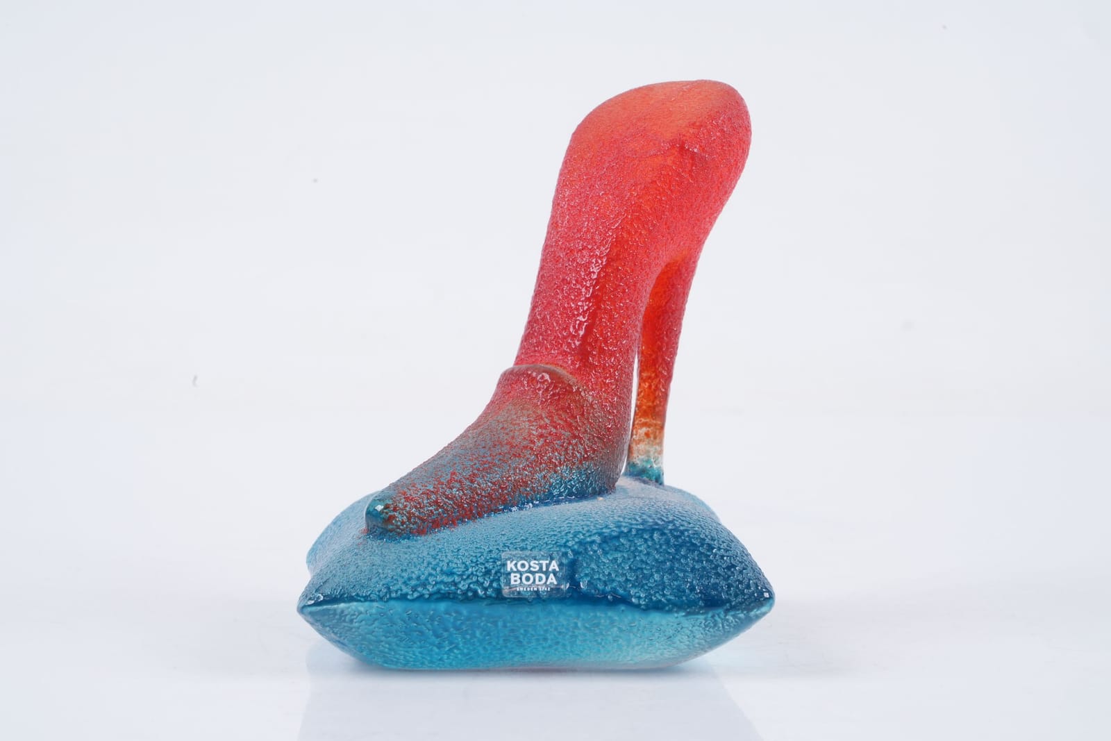 KJELL ENGMAN (1946), konstglas, "Miniature shoe", ur serien Catwalk, Kosta Boda