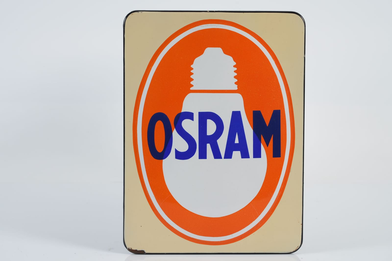 SKYLT, emalj, Osram, 1900-tal