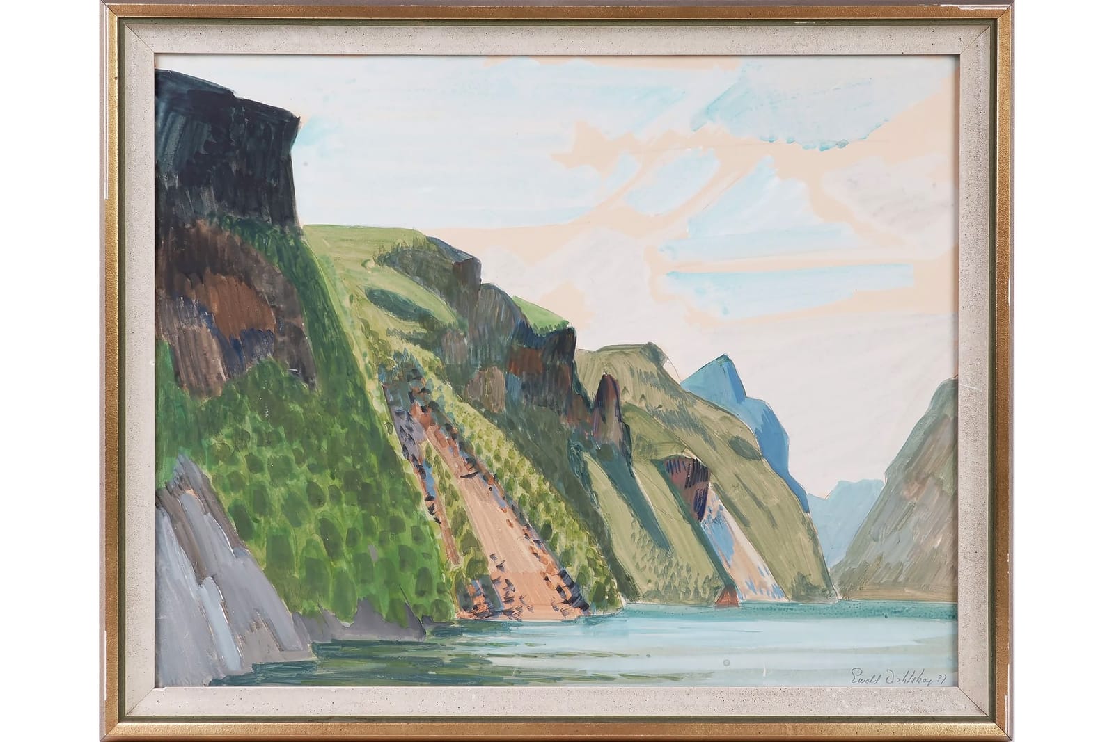 EWALD DAHLSKOG (1894-1950), blandteknik