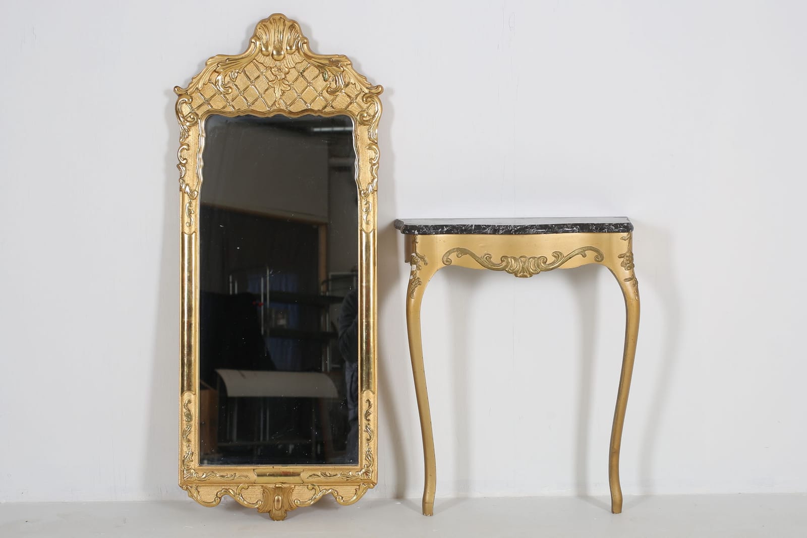 SPEGEL med KONSOLBORD, 1900-talets mitt