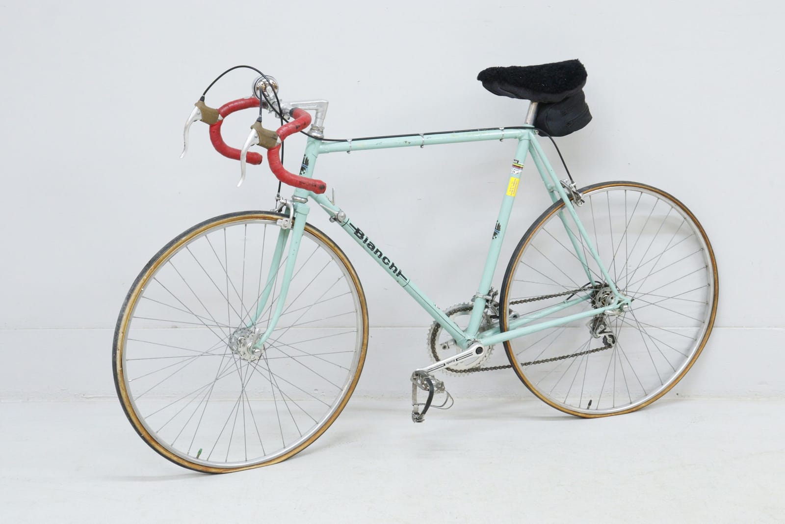Herrcykel med bockstyre, Bianchi