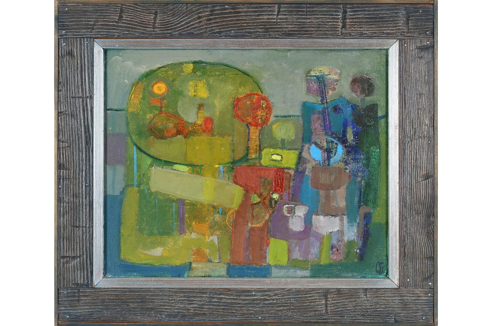 OLLE GUSTAFSSON (1934), olja på duk, "Klockestrand"