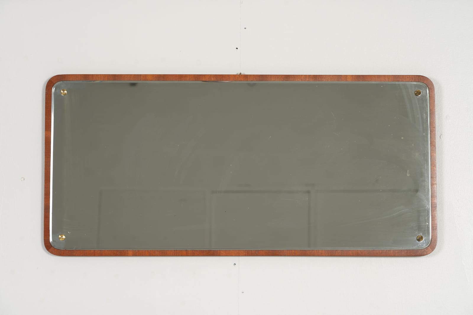 SPEGEL, mahogny, Eriksmålaglas, 1950/1960-tal