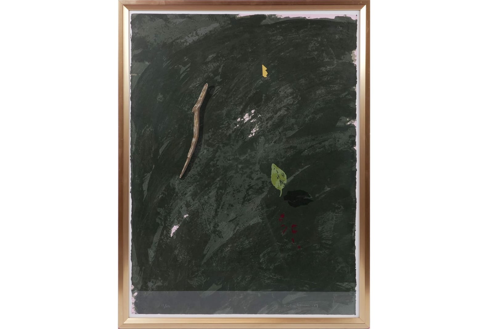 LENNART ASCHENBRENNER (1943), färgserigrafi, "Romantiskt landskap III"