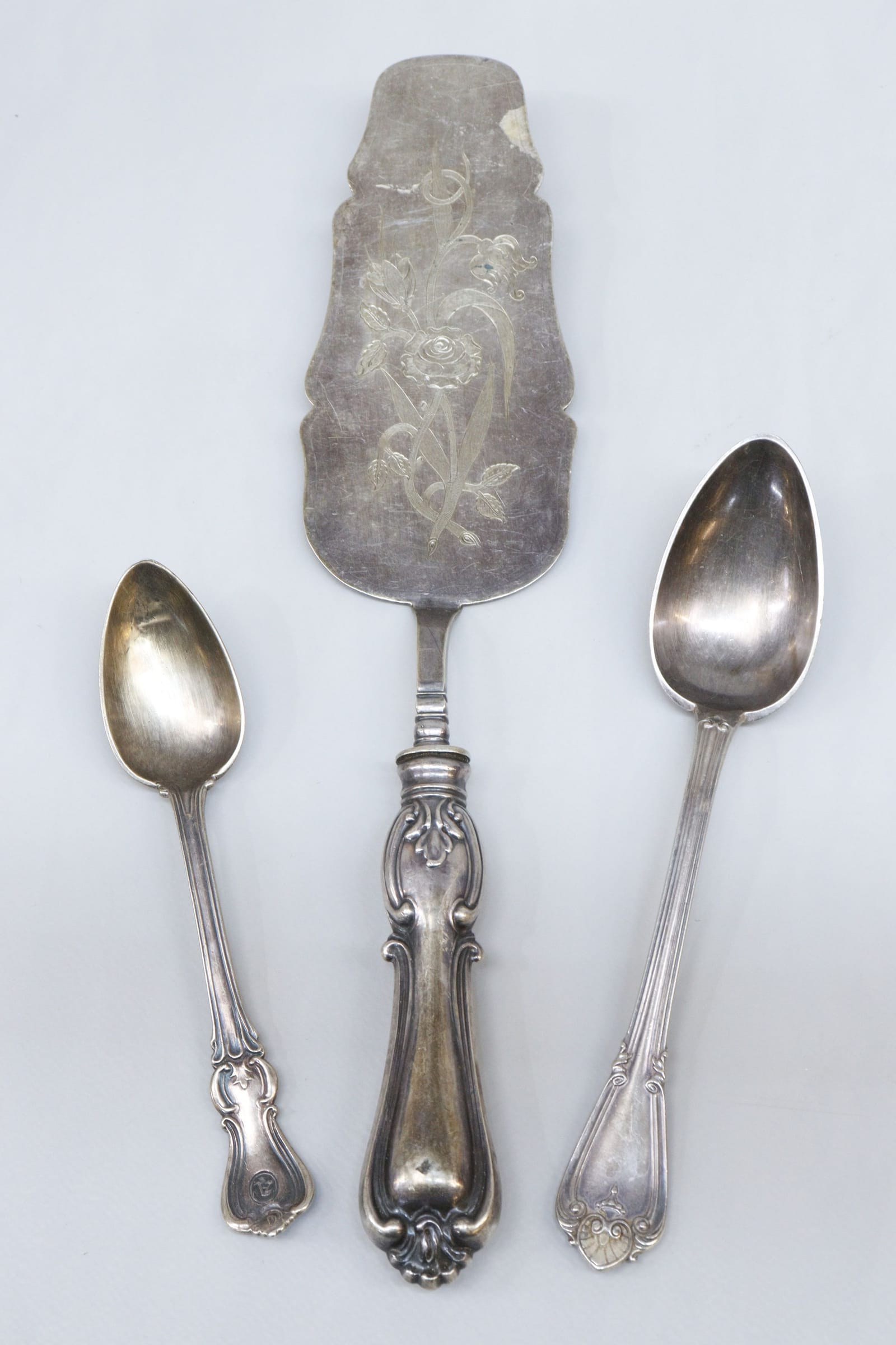 Silverbestick, 3 delar