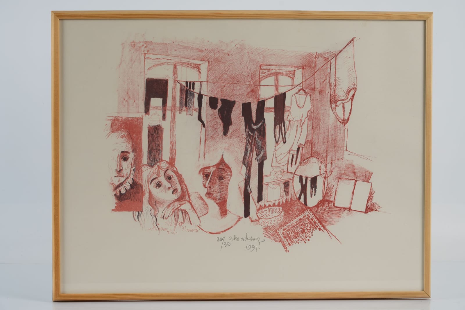 ACKE OLDENBURG (1923-2005), färglitografi