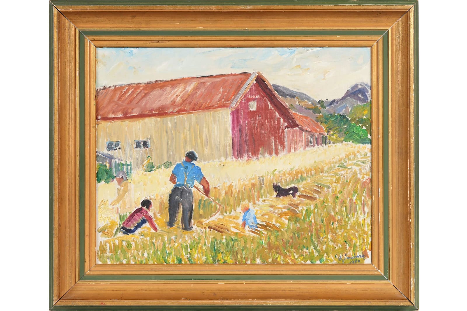 EVALD BJÖRNBERG (1897-1974), olja på duk