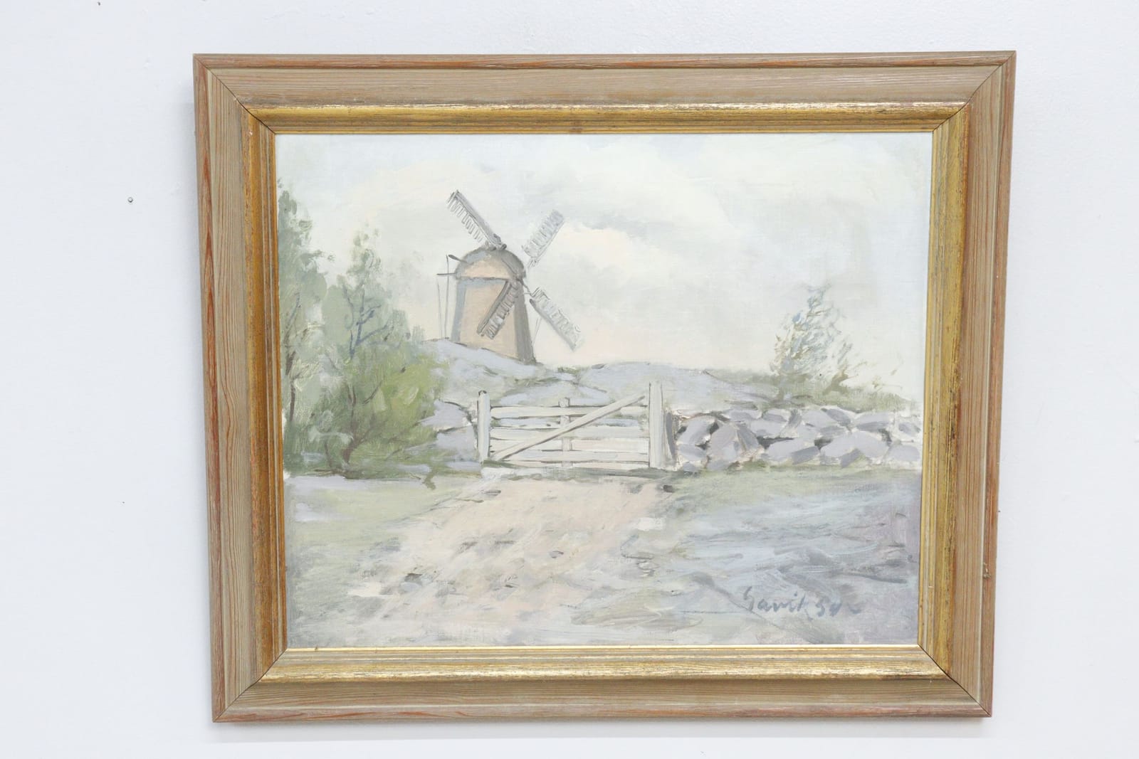 Tage Gavik, olja på duk, signerad