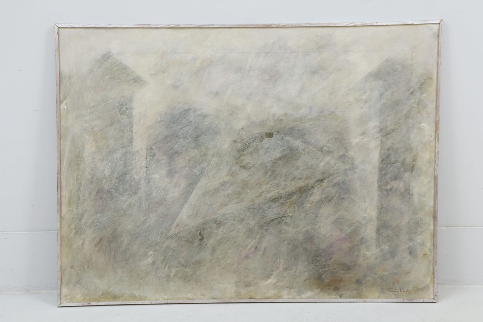 Gösta Lindqvist, "Hommage á Niepce", olja på duk, signerad och daterad 2001-2003