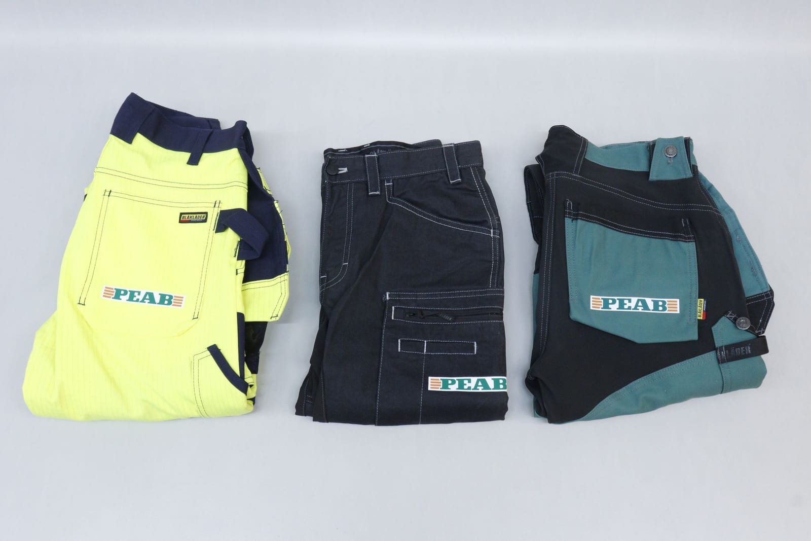 Arbetsbyxor, 3 par, Blåkläder, D84, C44 och C44