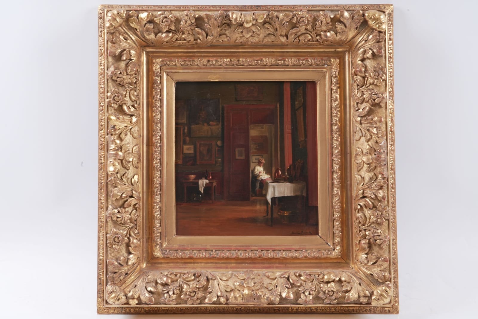 FRANCK BAIL (Frankrike, 1858-1924), olja på duk