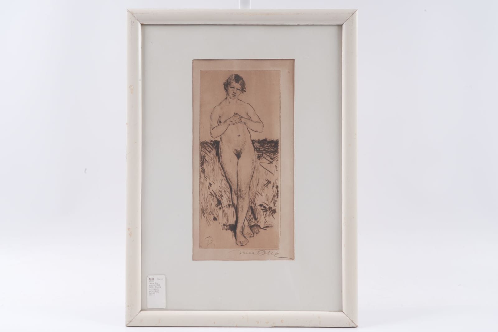 HELMER MASOLLE (1884-1969), etsning
