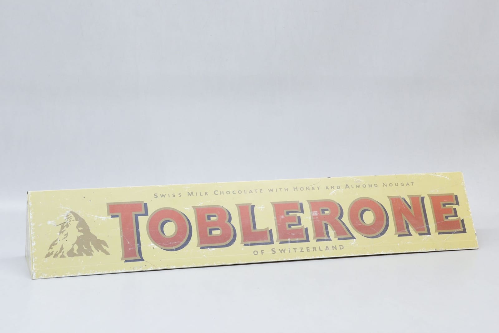Reklamskylt, Toblerone, plast