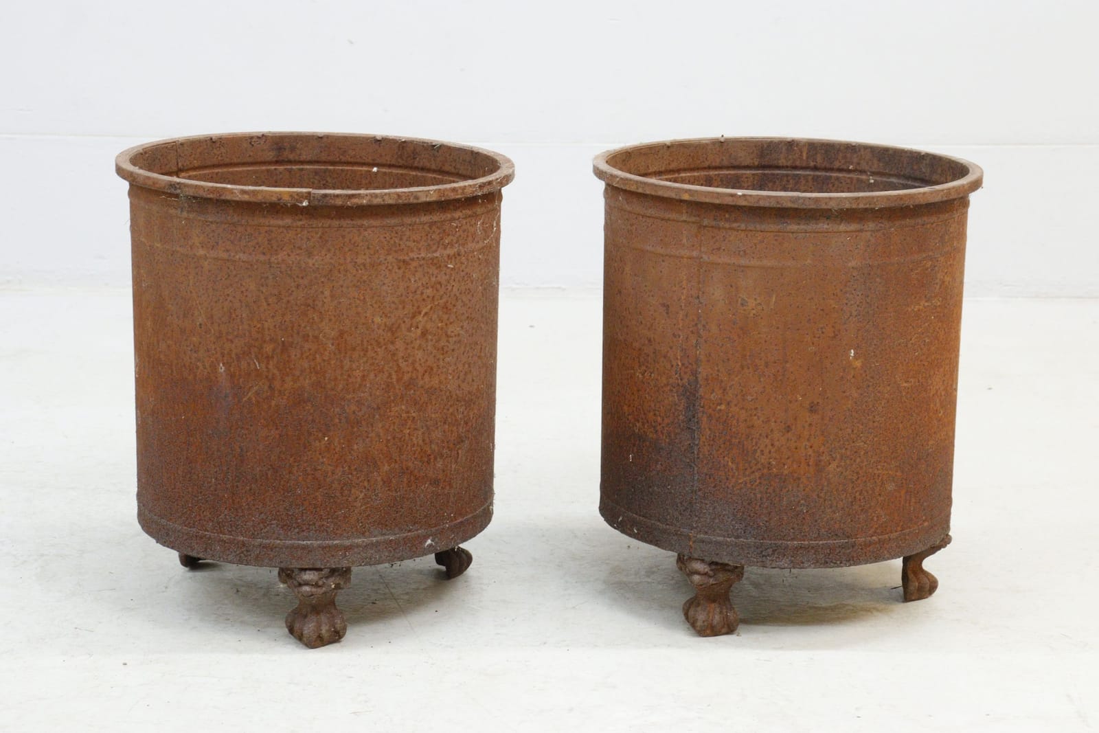 Ytterfoder, 1 par, corten, med lejonfötter