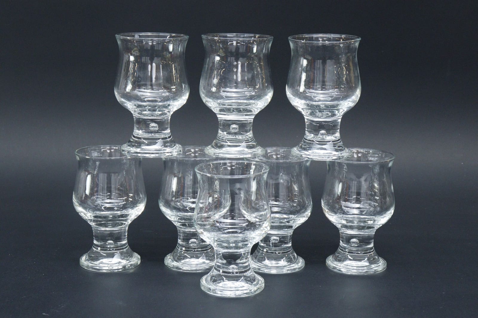 Glas på fot, 8st, "Stora Björn" Björn Ramel, Sea