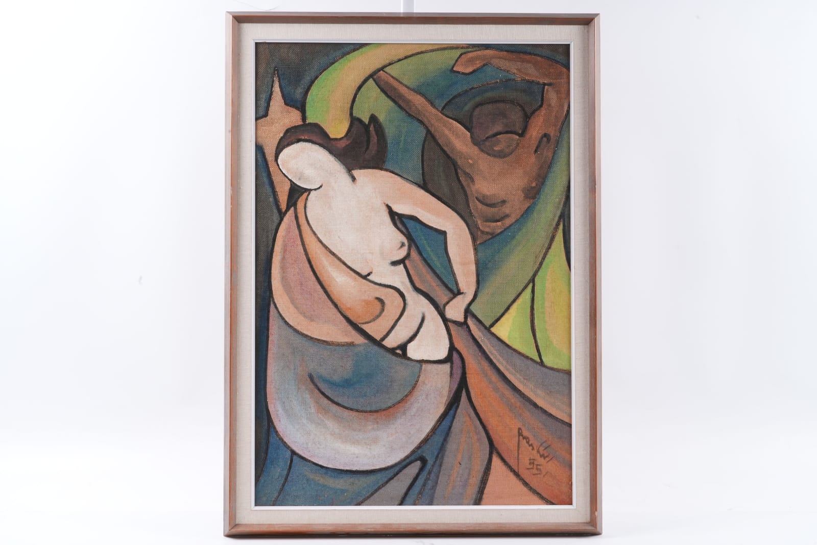WALTER PRASKI (1903-1979), olja på jute