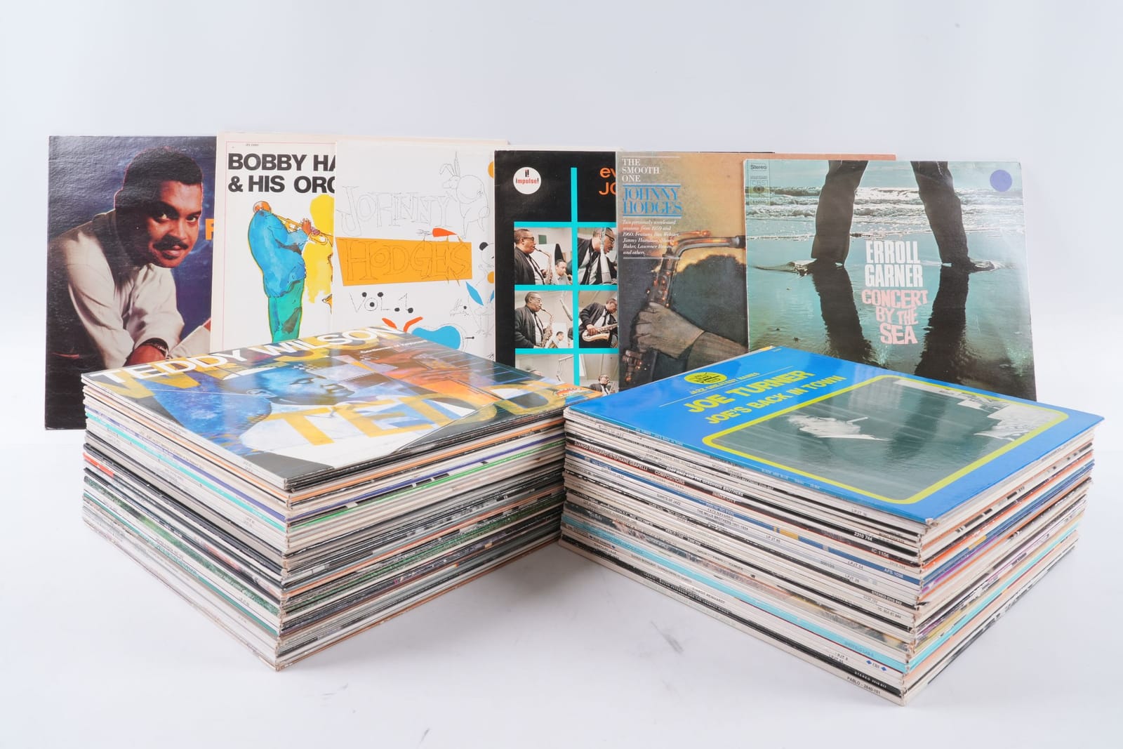 PARTI med LP-SKIVOR, Jazz, bl.a. Art Farmer, Bobby Hackett, Johnny Hodges