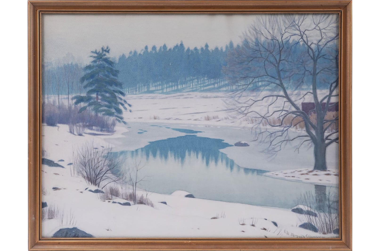 DAVID SÖDERHOLM (1883-1961), akvarell
