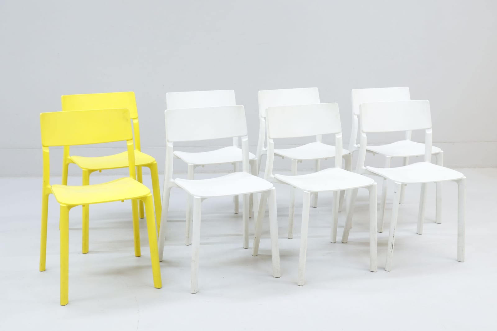 Stolar, 8st, plast, Ikea