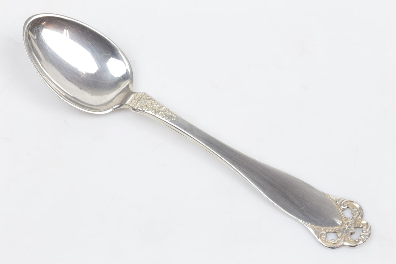 KAFFESKEDAR, 12 st, silver, "Laila", Brødrene Lohne, Norge, ca 132,91 g