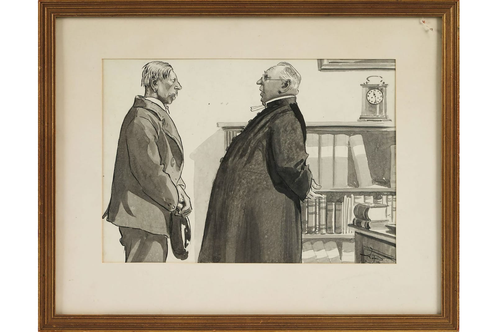 VICKE ANDREN (1856-1930), blandteknik
