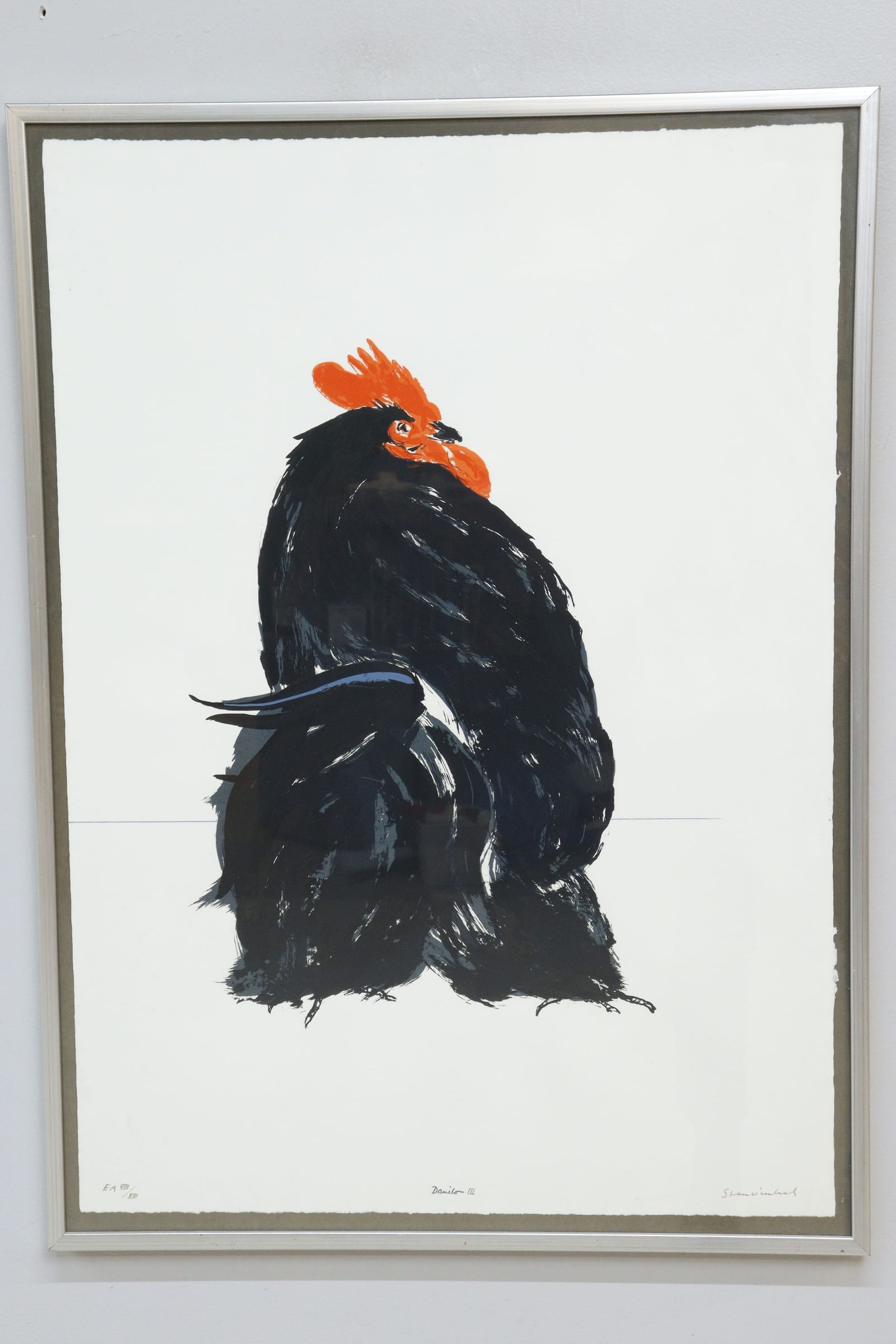 Jan Stenvinkel, serigrafi, "Danilo III", signerad