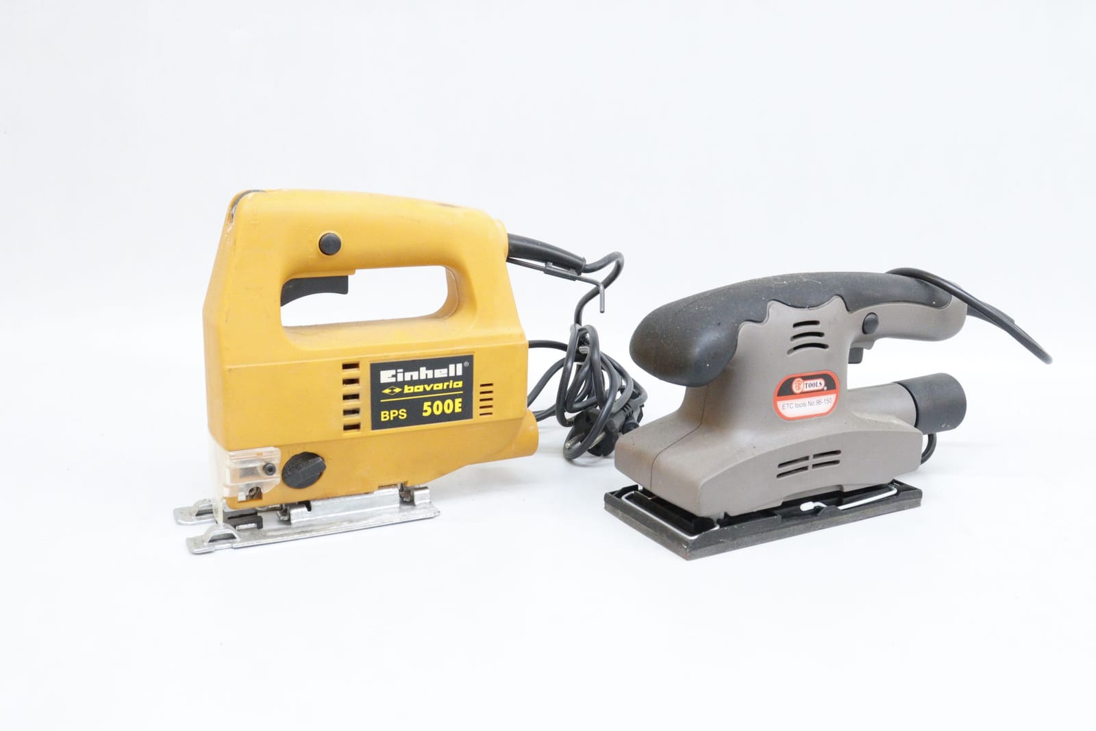 Sticksåg, Einhell, samt putsmaskin, ETC Tools