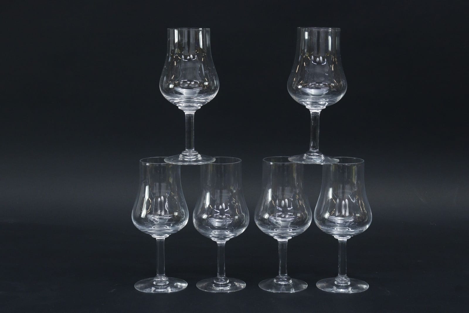 Vinprovarglas, 6st, Gunnar Cyrén "Elixir", Orrefors
