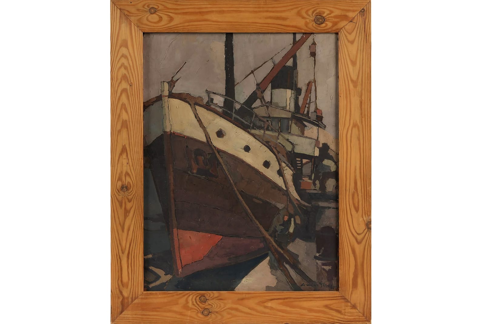 ANDRE PETROFF (1894-1975), olja på pannå