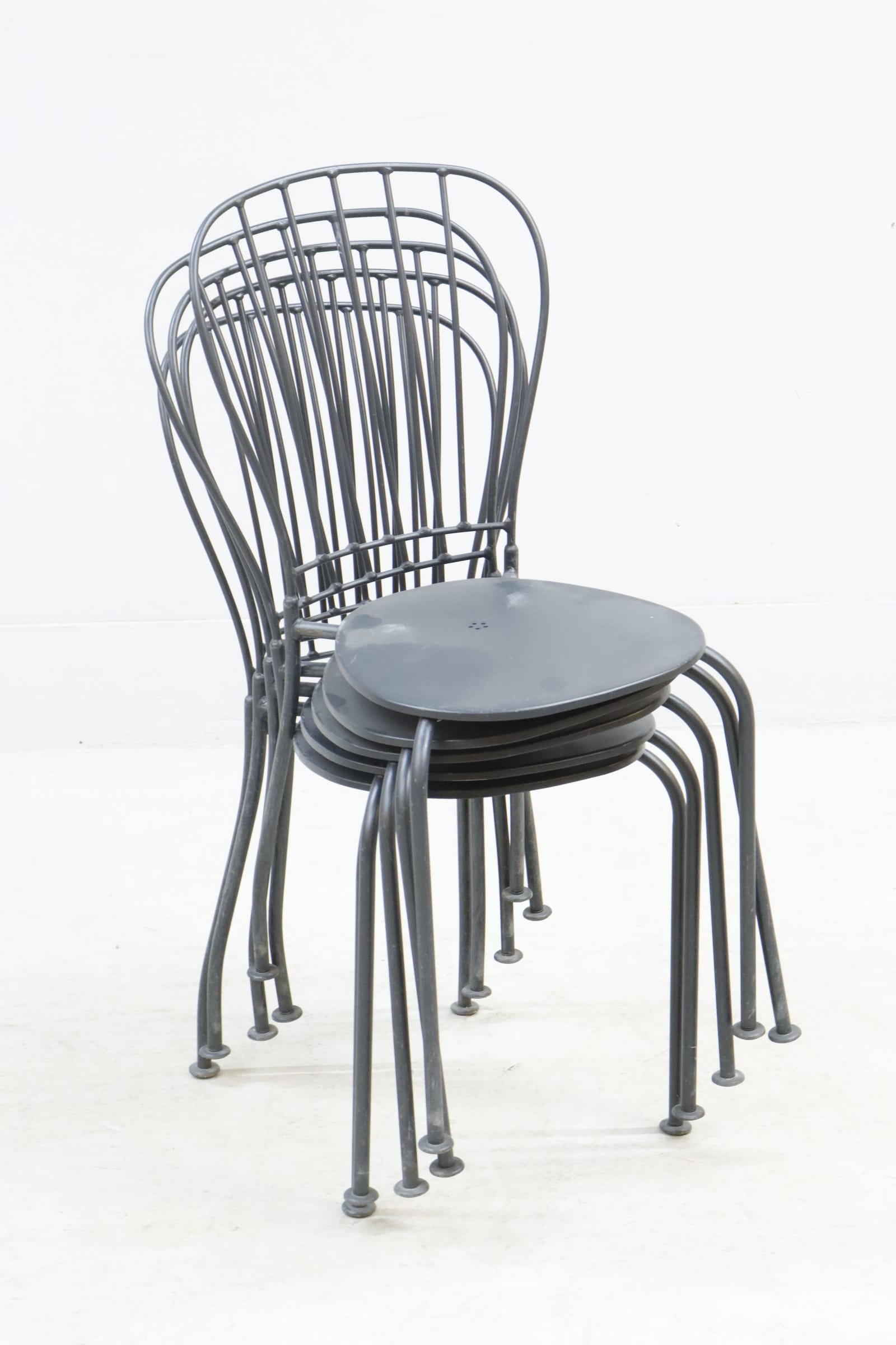 Caféstolar, 5st, "Läckö", Ikea, metall