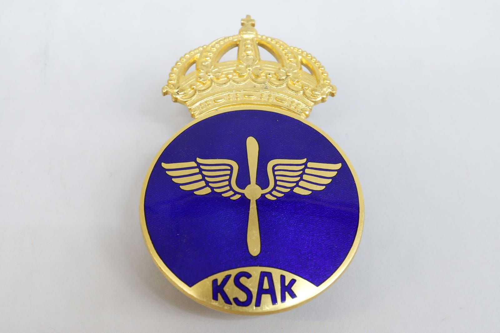 Märke, emaljerad, KSAK, Kungliga Svenska Aeroklubben