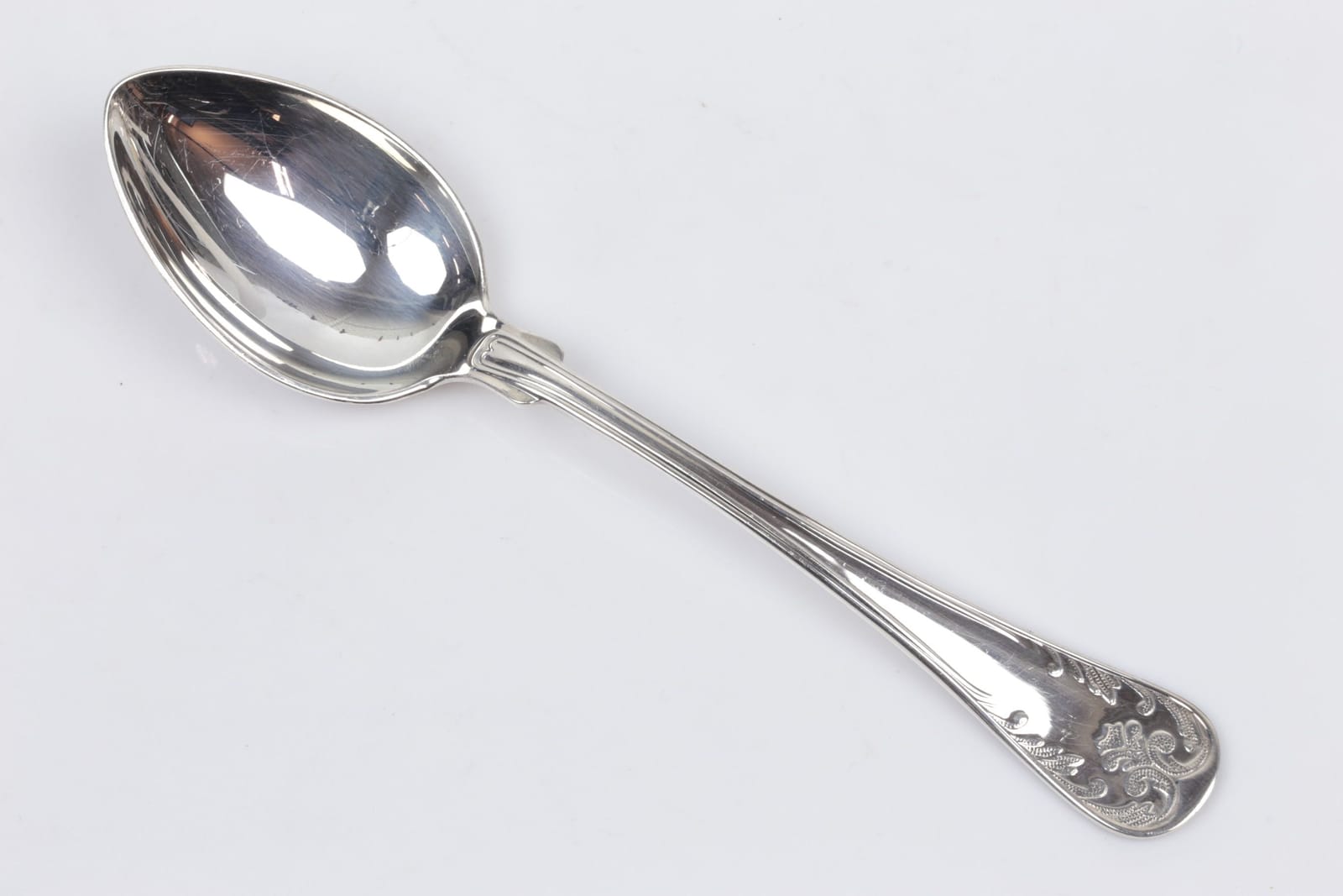 DESSERTSKEDAR, 12 st, silver, "Gammal fransk", GAB, 1996-1997, ca 583,15 g