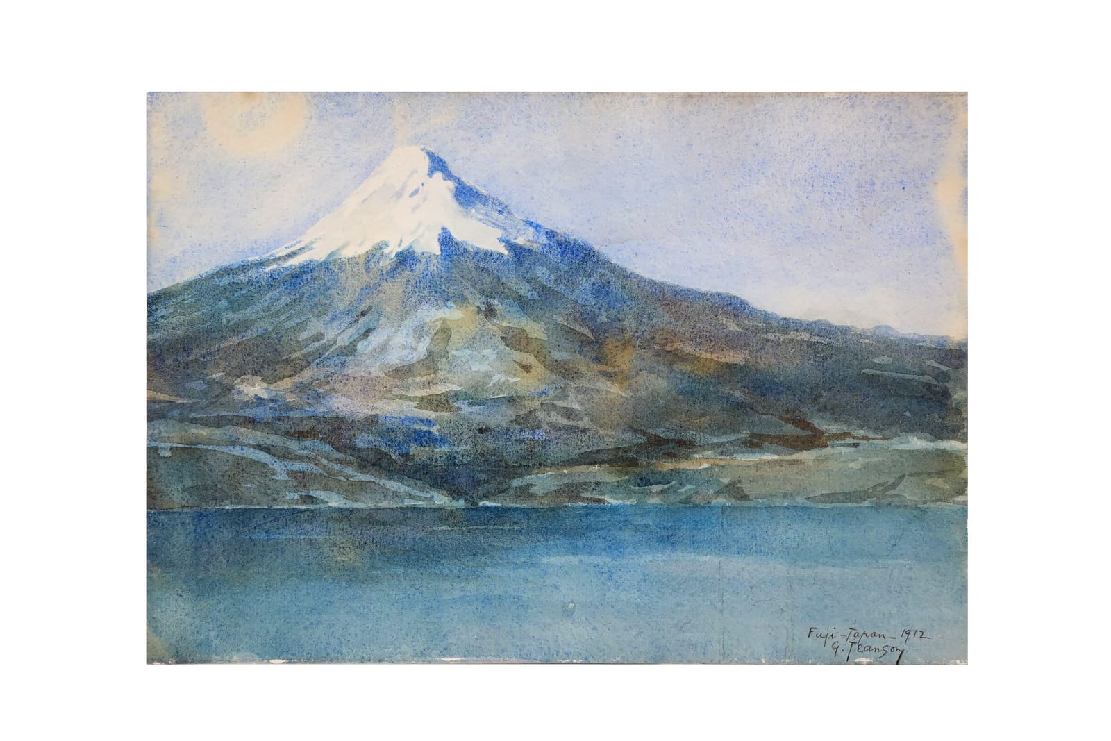 GUSTEN JEANSON (1856-1924), akvarell