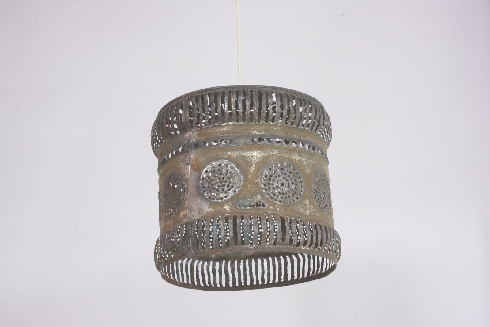 TAKLAMPA, metall, 1900-tal