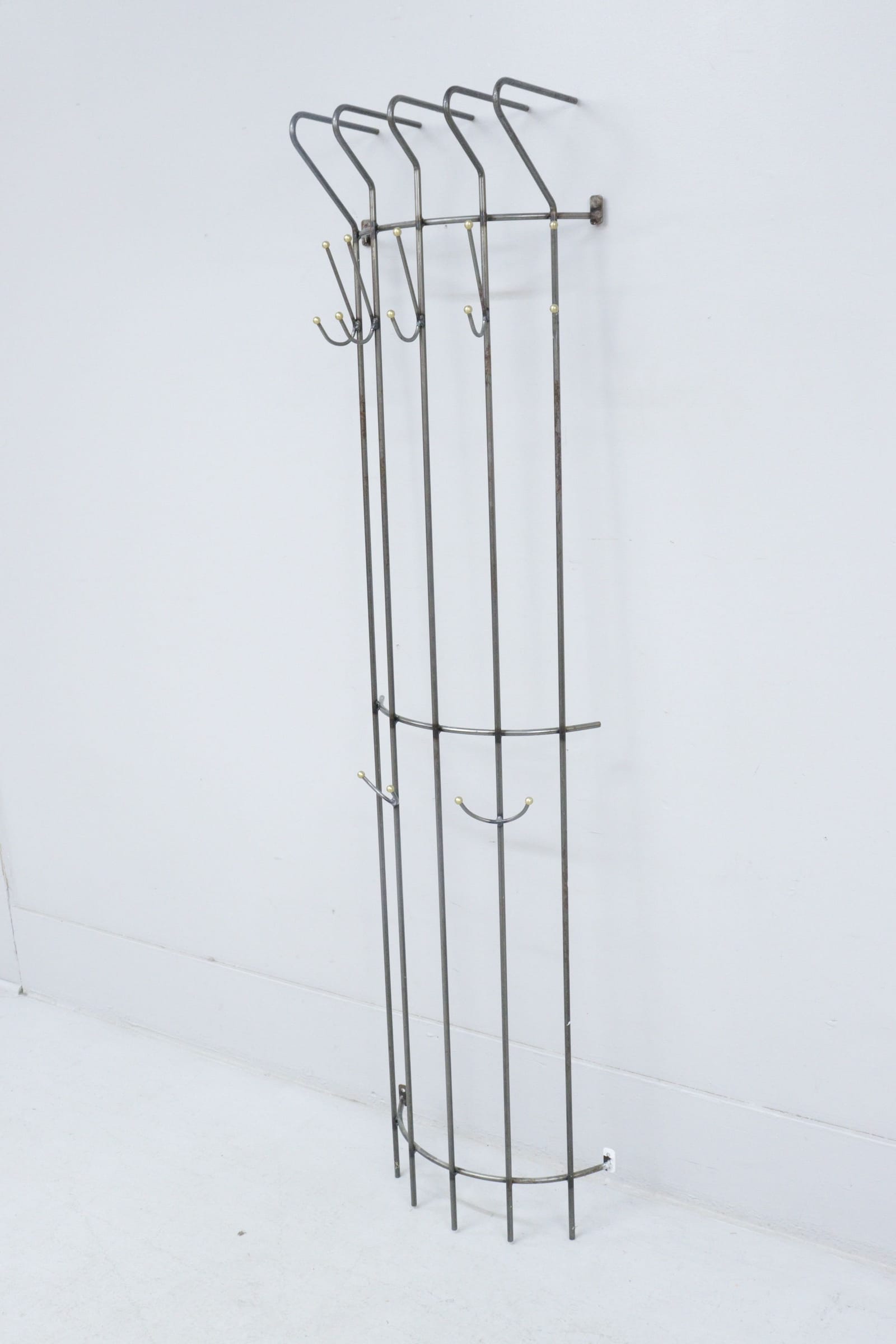 Klädhängare, vägghängd, metall