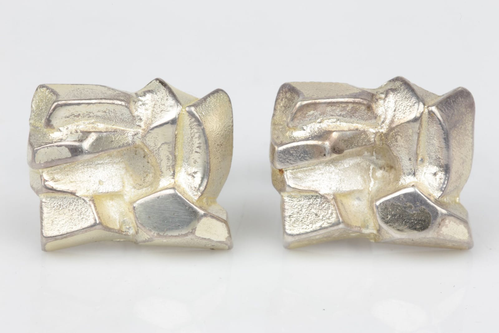 BJÖRN WECKSTRÖM, manschettknappar, ett par, silver, "Karnak", Lapponia, Helsingfors, Finland, 1970-1972